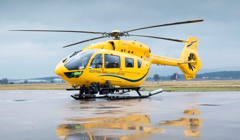 New Air Ambulance Flies First Mission in Scotland