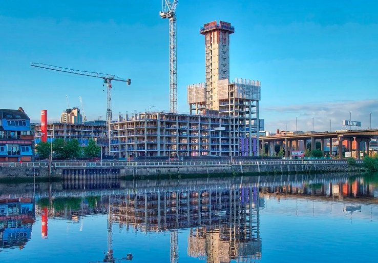 Glasgow skyline construction