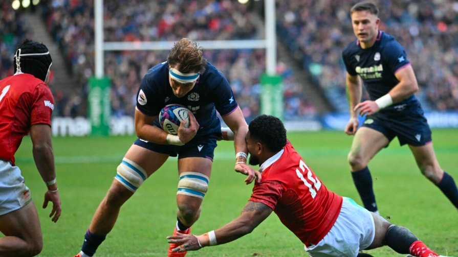 Scotland Thrash Tonga 56-0 in Rugby Rout