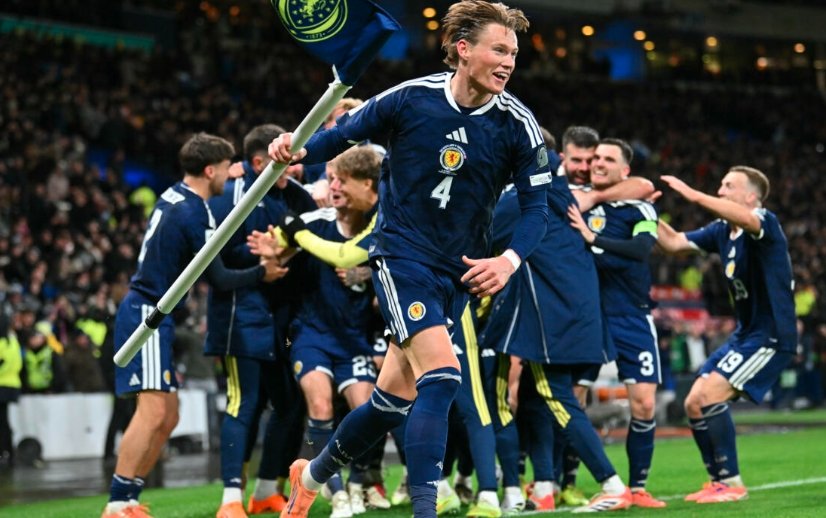 Scotland football team World Cup celebration