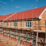 Scotland housing construction site