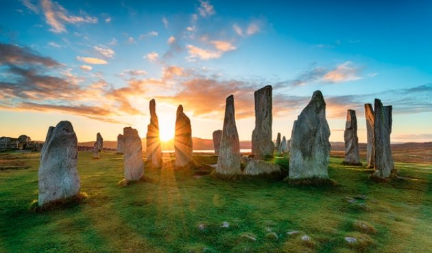 Scotland landscape sunrise