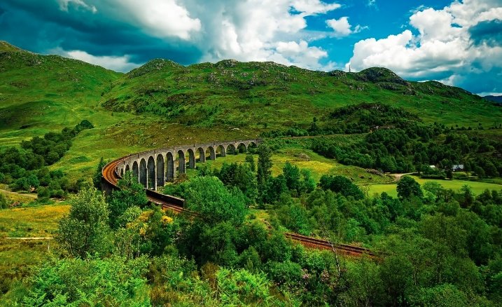 Scottish Highlands landscape