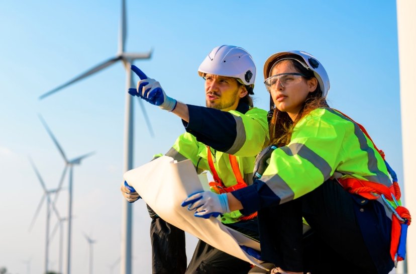 offshore wind turbine worker