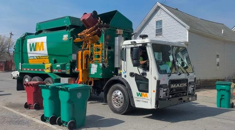waste management truck