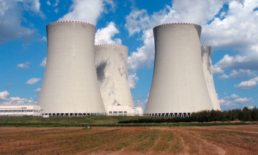 nuclear power station cooling towers