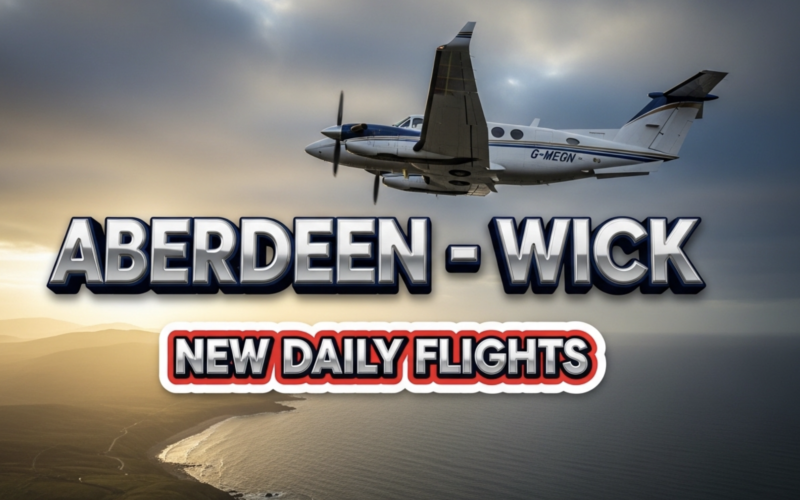 Air Charter Scotland Launches Daily Aberdeen-Wick Flights