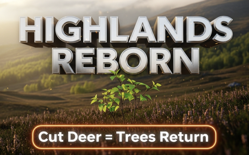 Scotland’s Lost Mountain Woodlands Can Return If Deer Numbers Drop