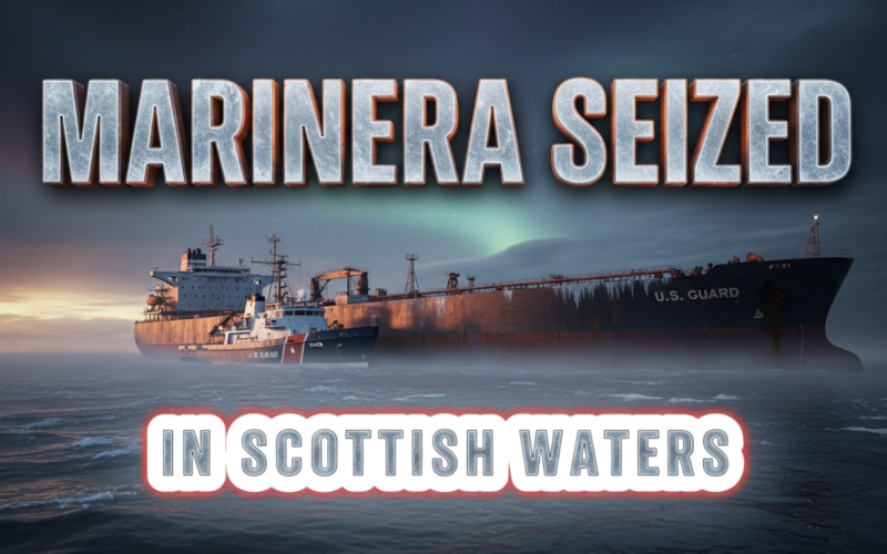 US-Seized Shadow Tanker Docks in Scotland After Dramatic Atlantic Capture