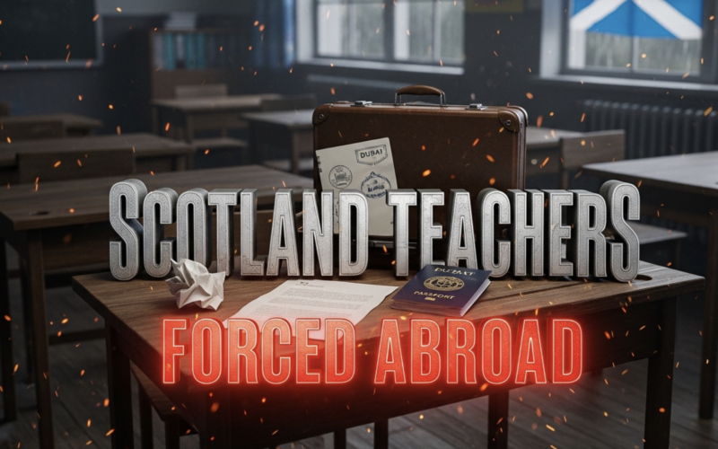 Scotland Teachers Forced Abroad as Permanent Jobs Dry Up