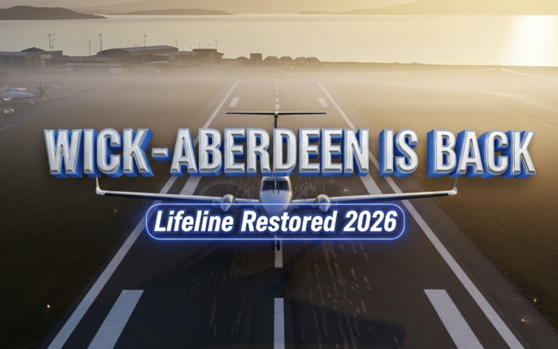 Air Charter Scotland Revives Vital Wick-Aberdeen Air Link