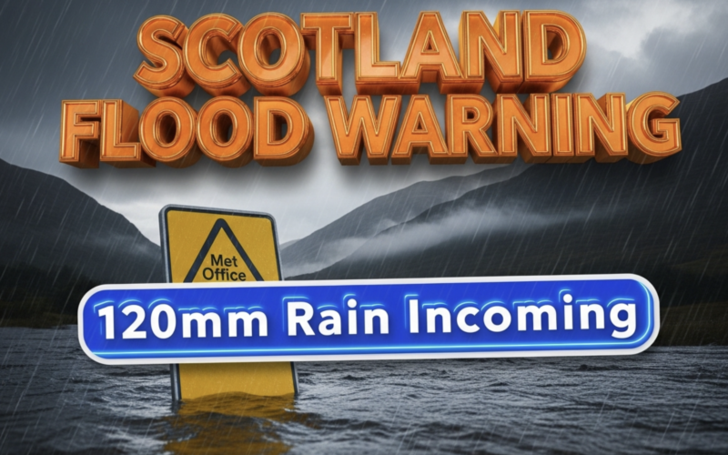 Scotland Faces Major Flood Risk as Heavy Rain Warning Hits North
