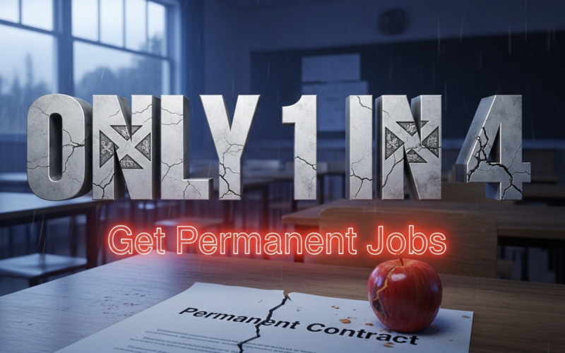 Only One in Four New Scottish Teachers Lands Permanent Job