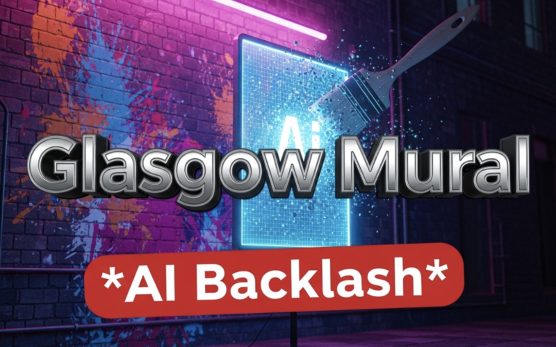 Glasgow Mural Row: AI Design Sparks Fury, But Human Artist Takes Over