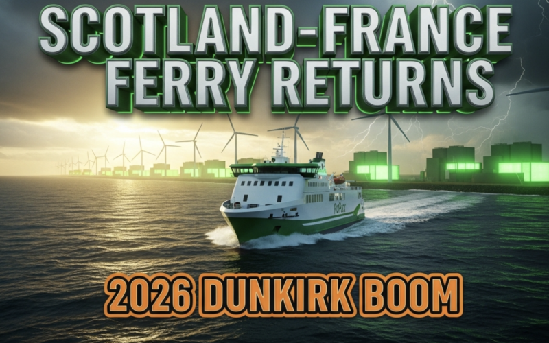 Scotland-France Direct Ferry Set for Epic Comeback