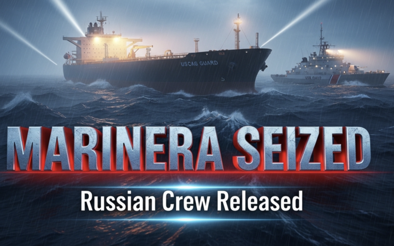 US Releases Russian Crew from Seized Shadow Tanker in Scotland
