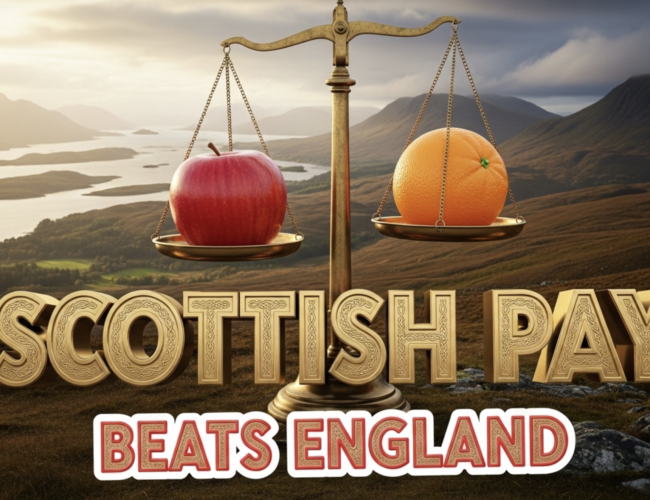 Apples and Oranges: Scottish Teacher Pay Beats England Benchmarks