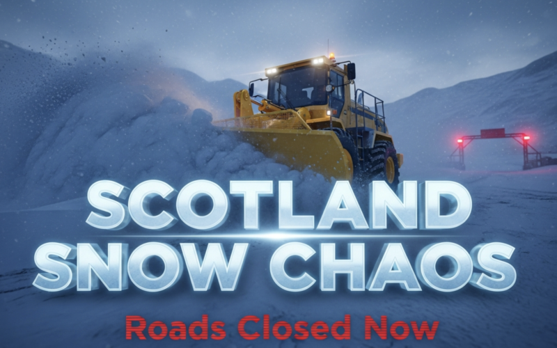 Scotland Blanketed by Heavy Snow as Yellow Warnings Spark Chaos