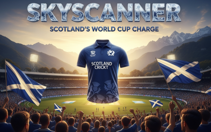 Skyscanner Lands Dream Deal as Scotland Cricket’s Lead Sponsor for 2026 T20 World Cup