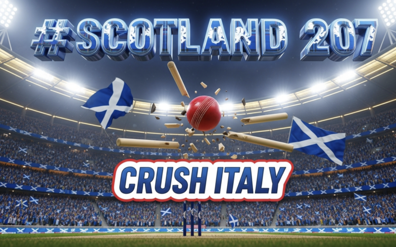 Scotland Crushes Italy by 73 Runs in T20 World Cup 2026