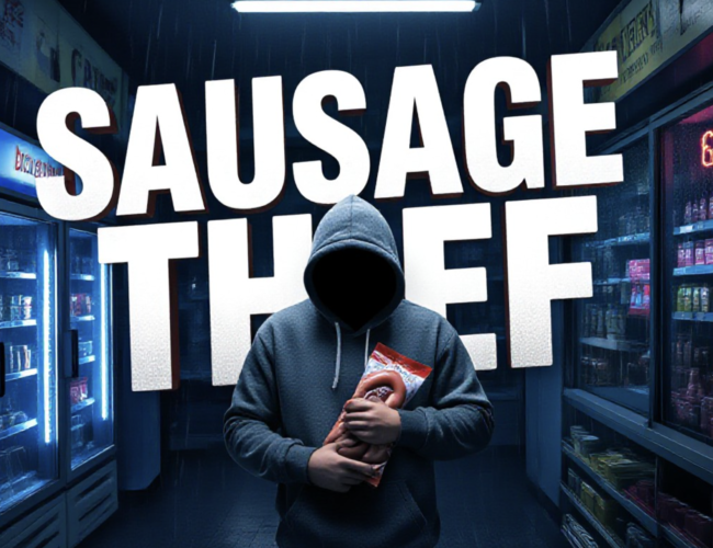 Brazen Sausage Thief Strikes Scots Shop in Daylight Heist