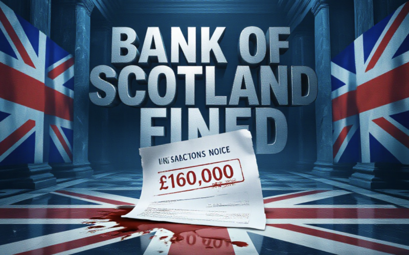 Bank of Scotland Fined £160K for Russia Sanctions Failure