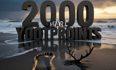 Storm Uncovers 2,000-Year-Old Footprints on Scottish Beach