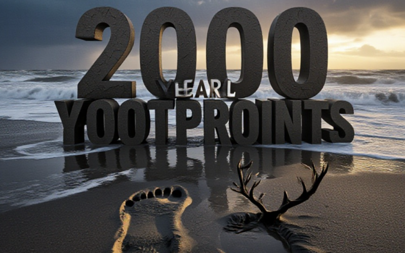 Storm Uncovers 2,000-Year-Old Footprints on Scottish Beach