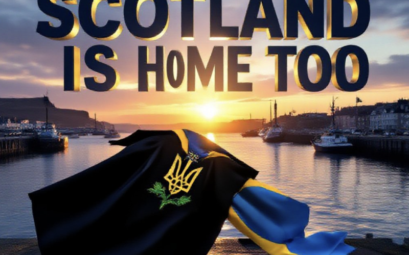 Ukrainian War Refugee Graduates in Scotland and Claims It as Home