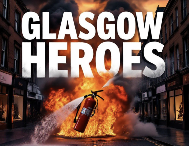 Glasgow Heroes Risk Lives Rushing Into Burning Vape Shop Inferno