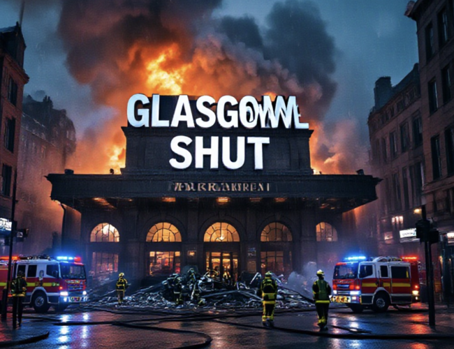 Glasgow Central Station Closed Until Wednesday After Massive Union Street Blaze