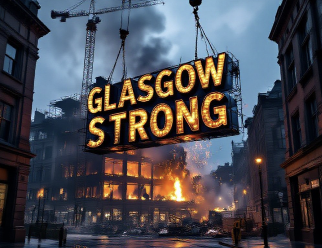 Glasgow Rises from the Ashes: Defiant Owners Vow Rebuild After Union Street Inferno