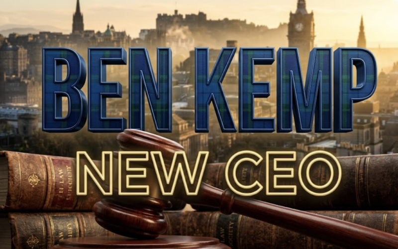 Ben Kemp Takes Helm as Law Society of Scotland CEO
