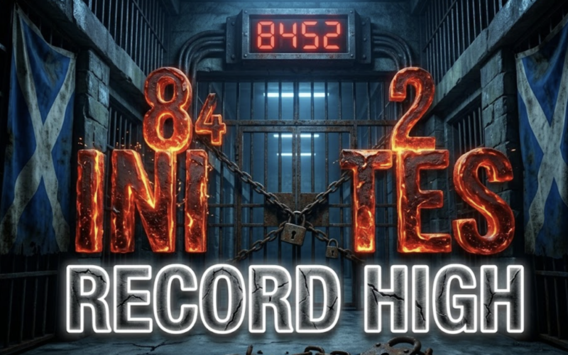 Scotland Prisons Hit Record 8452 Inmates as Crisis Deepens