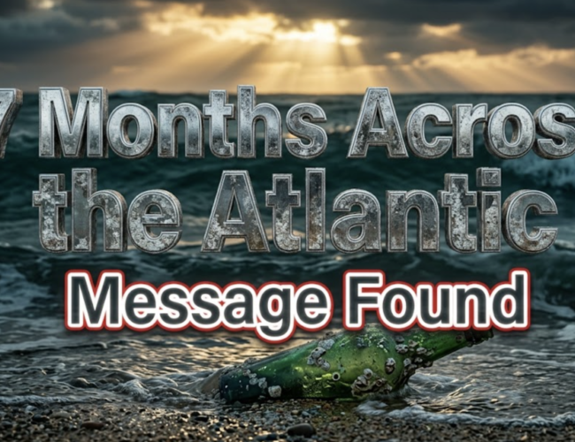 Message in Bottle Crosses Atlantic from Canada to Scotland