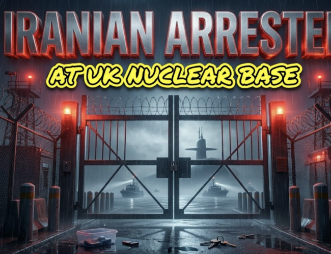 Iranian Man Arrested at UK’s Nuclear Submarine Base