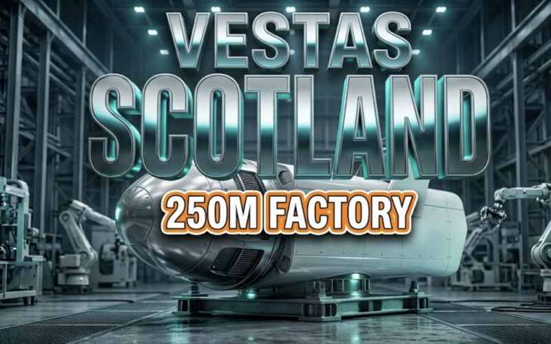 Vestas Plans Major Turbine Factory in Scotland