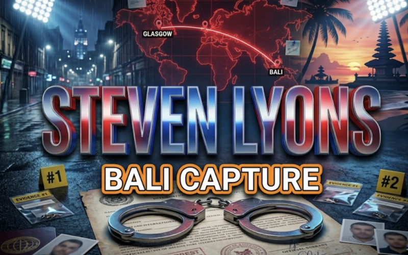 Scotland Crime Boss Steven Lyons Arrested in Bali