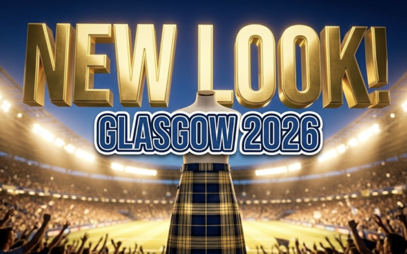 Team Scotland Reveals Golden Tartan for Glasgow 2026