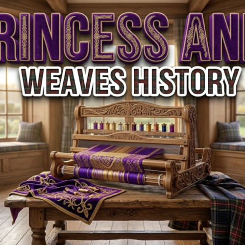 Princess Anne Unveils Community Loom In Scotland Visit