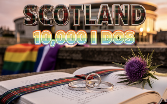 scotland same-sex marriage law milestone celebration