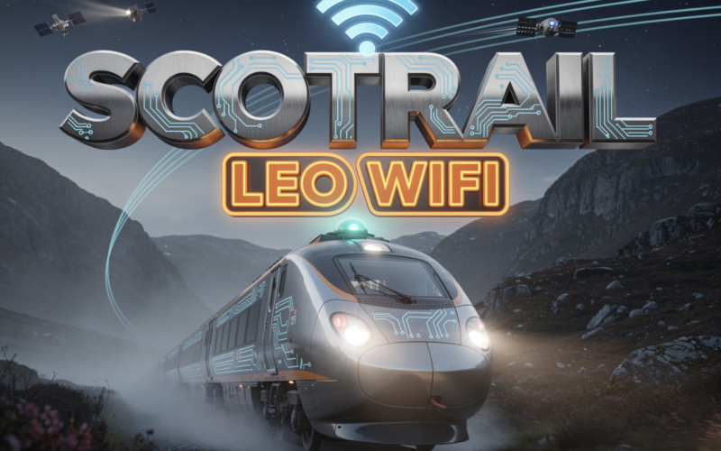 ScotRail Class 222 Fleet To Get LEO Satellite WiFi