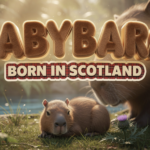 Edinburgh Zoo capybara pup Luna Rodney babybara