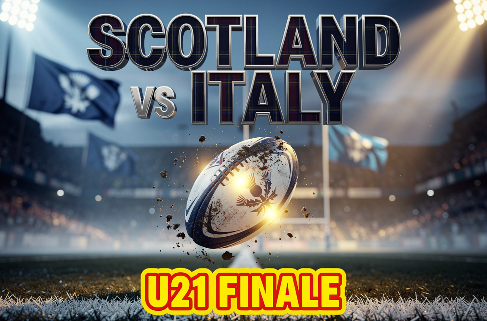 Scotland Women U21 rugby team facing Italy at Hive Stadium