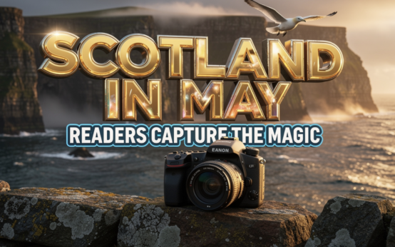 Scotland wildlife reader photography gannets Highland cow spring