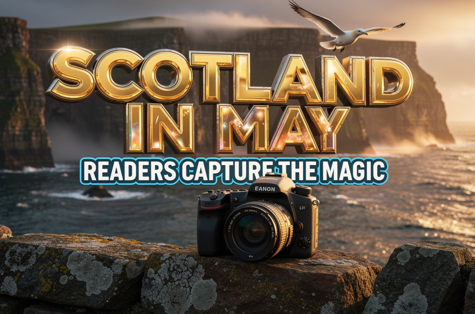 Scotland wildlife reader photography gannets Highland cow spring