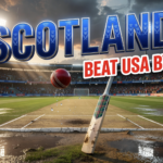 Scotland Stun USA By 2 Runs, Grab League 2 Top Spot