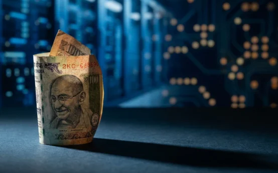 Indian rupee record low against the dollar amid global AI capital flight explained.