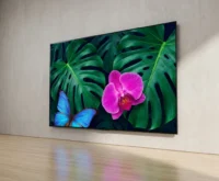 Samsung Micro RGB TV 130-inch R95H wall-mounted with full BT.2020 colour gamut.