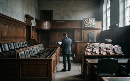Scotland High Court trial backlog triples to 1000 cases audit findings.